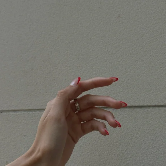 HERMES Sun Tulle Belt Ring Silver Gold Ag925 Made in France Auth - Picture 5 of 5